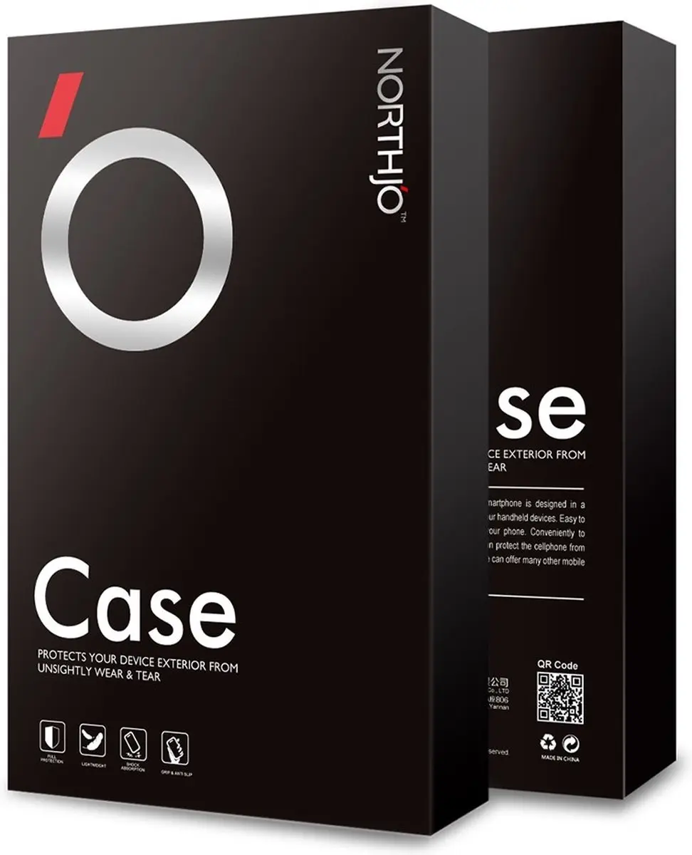 NORTHJO Hoesje Samsung Galaxy A54 - Transparant