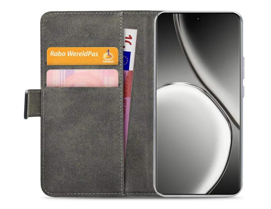 Mobilize Classic Gelly Wallet Bookcase Realme GT 6 - Pasjeshouder - Zwart