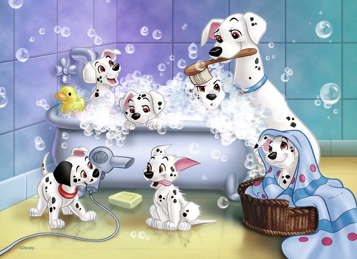 Ravensburger Nathan 86612 Puzzle - 60 Stuks - Les 101 Dalmatiërs Multicolor