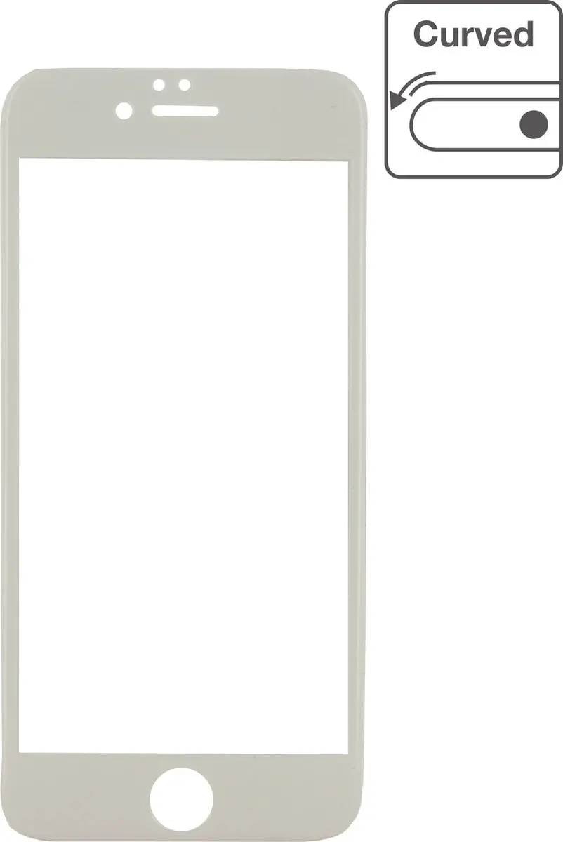 Mobilize iPhone 6/6s Glas Screenprotector