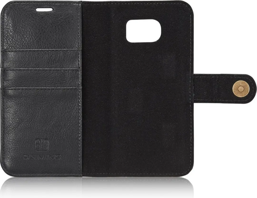 DG.MING Hoesje Samsung Galaxy S7 - Book Case & Back Cover - 3 Pasjes - Zwart - afbeelding 6 van 6