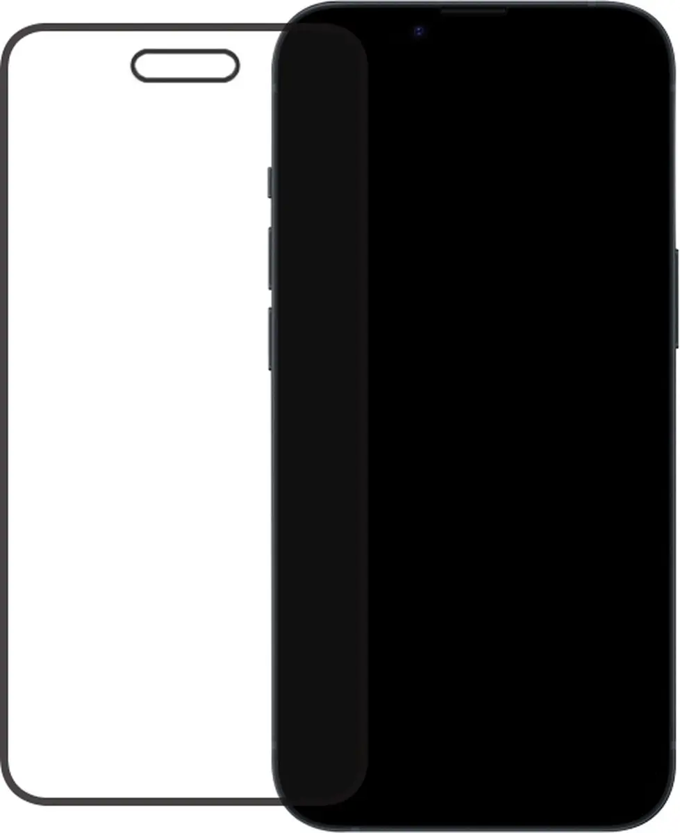 Mobilize Premium iPhone 15 Glazen Screenprotector - Zwart