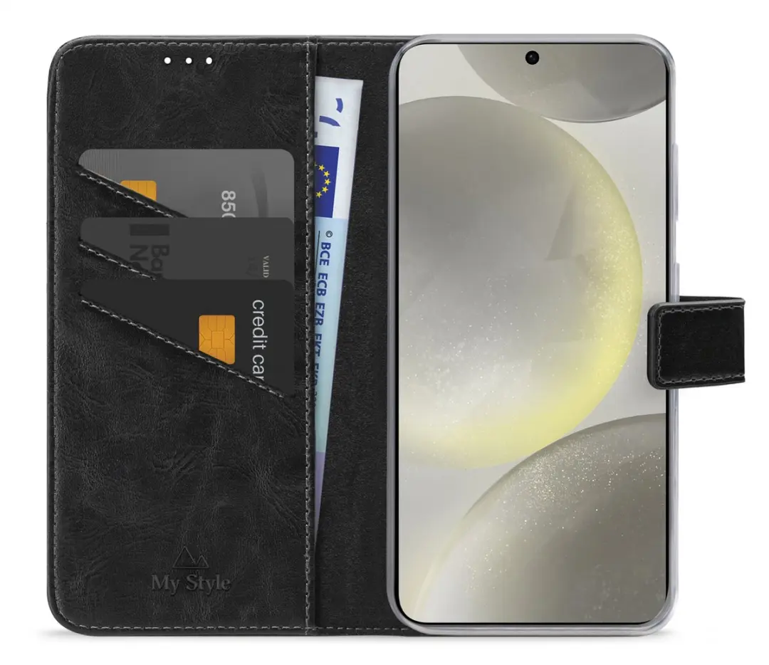 My Style MSFWLT1557 Telefoonhoesje Samsung Galaxy S24 - Zwart