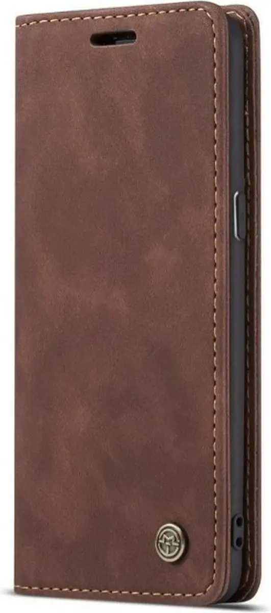 CaseMe Bookcase Telefoonhoes Oppo Reno 5Z - Donkerbruin