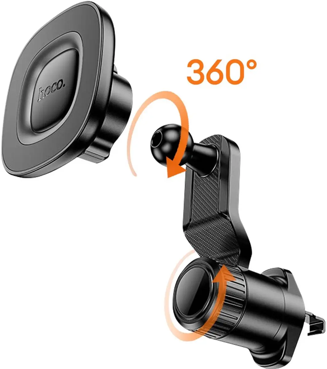 Hoco Magnetische Autotelefoonhouder 360° Zwart