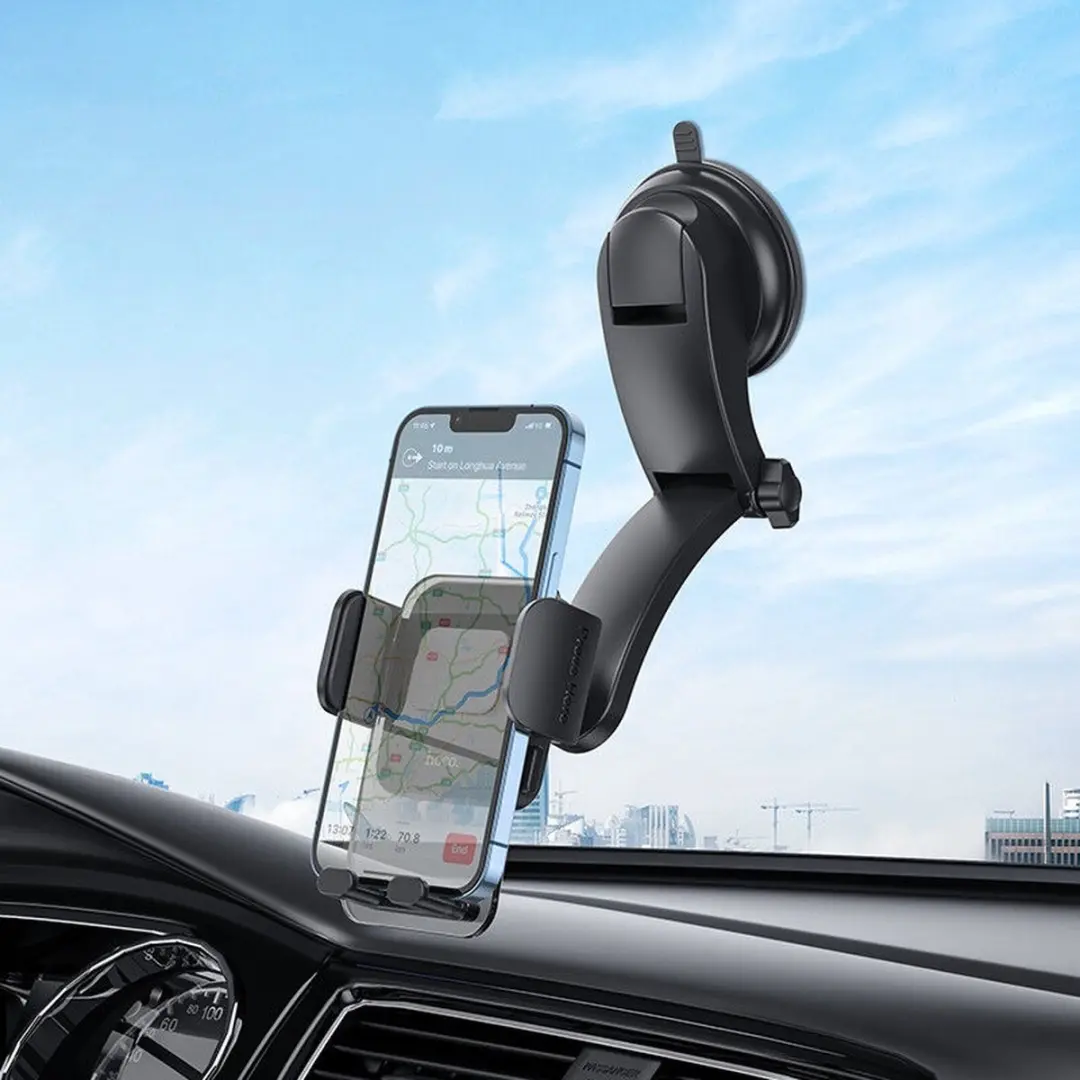 Hoco CA118 Universele Telefoonhouder Auto - 7 Inch - Zwart