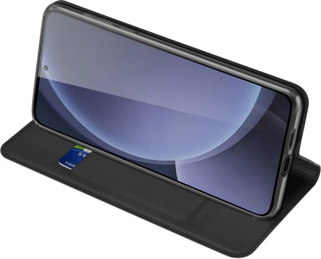 Dux Ducis Samsung Galaxy S25 Slim Bookcase Hoesje - Zwart