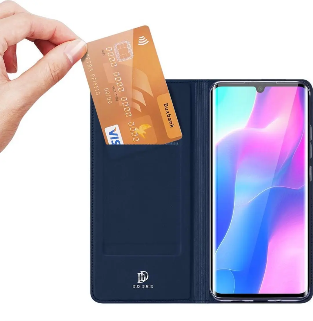 Dux Ducis Skin Pro Book Case Xiaomi Mi Note 10 Lite - Donker Blauw
