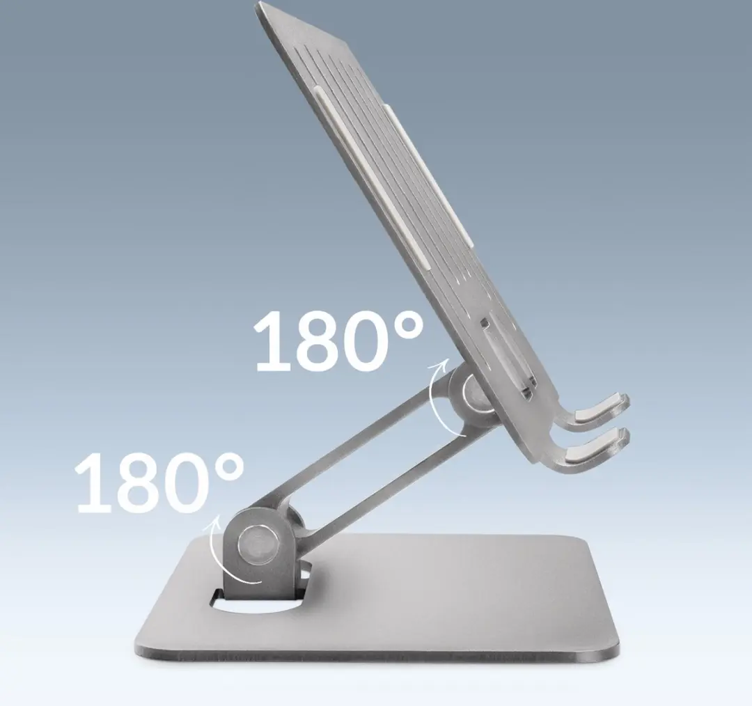 Mobilize Foldable MOB-DH-002 Tabletstandaard - Zilver Verstelbaar - afbeelding 6 van 6