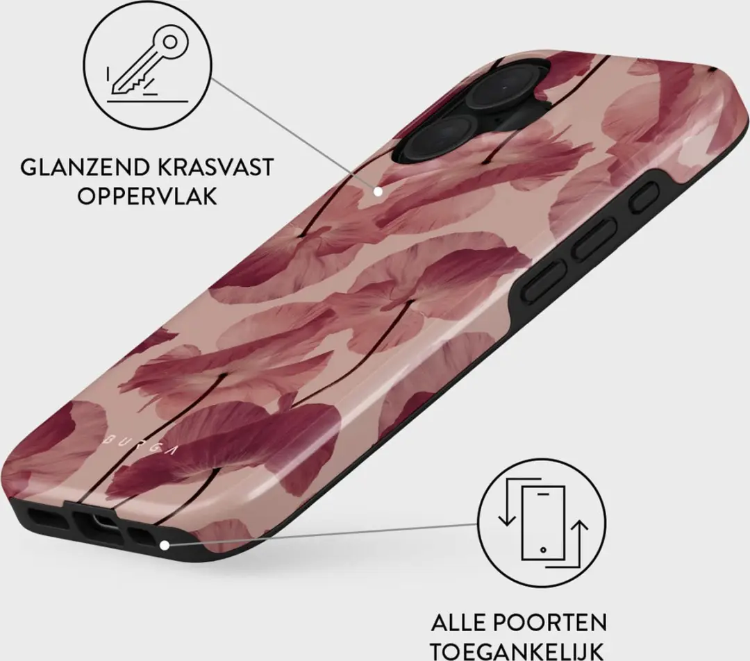 Burga Tough Case Apple iPhone 16 - Tender Kiss