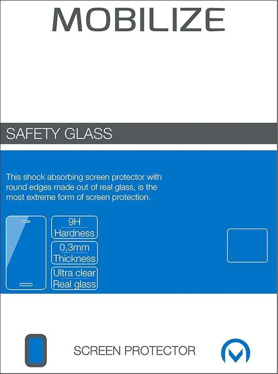 Mobilize iPhone 6 Plus Glazen Screenprotector - Case Friendly
