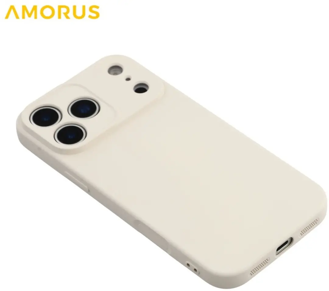 Amorus Hoesje iPhone 17 Pro Max - Ecru