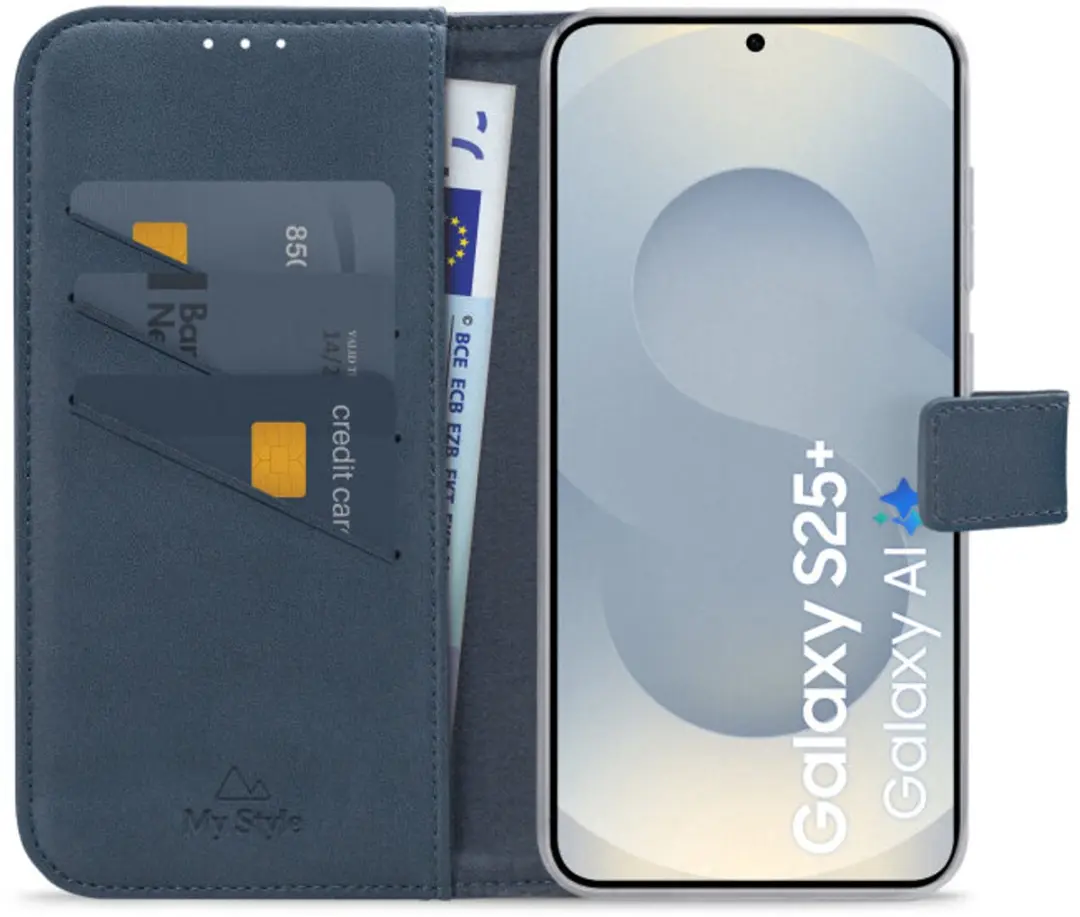 My Style MSFWLT1645 Telefoonhoesje Samsung Galaxy S25 Plus - Blauw