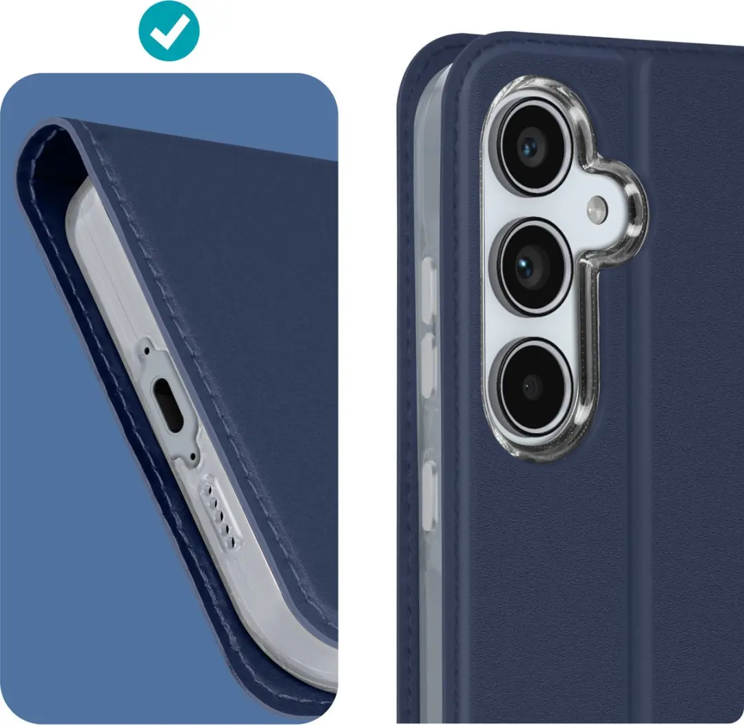 Dux Ducis Telefoonhoesje Samsung Galaxy A55 5G - Donkerblauw - SH00071294