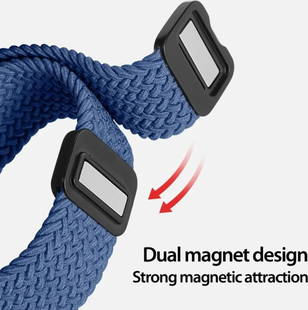 Dux Ducis Mixture Pro Apple Watch Band - Blauw - afbeelding 6 van 6