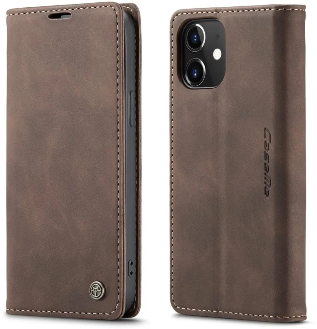 Caseme Book Case iPhone 12/12 Pro IP12P-03(C01) - Donkerbruin