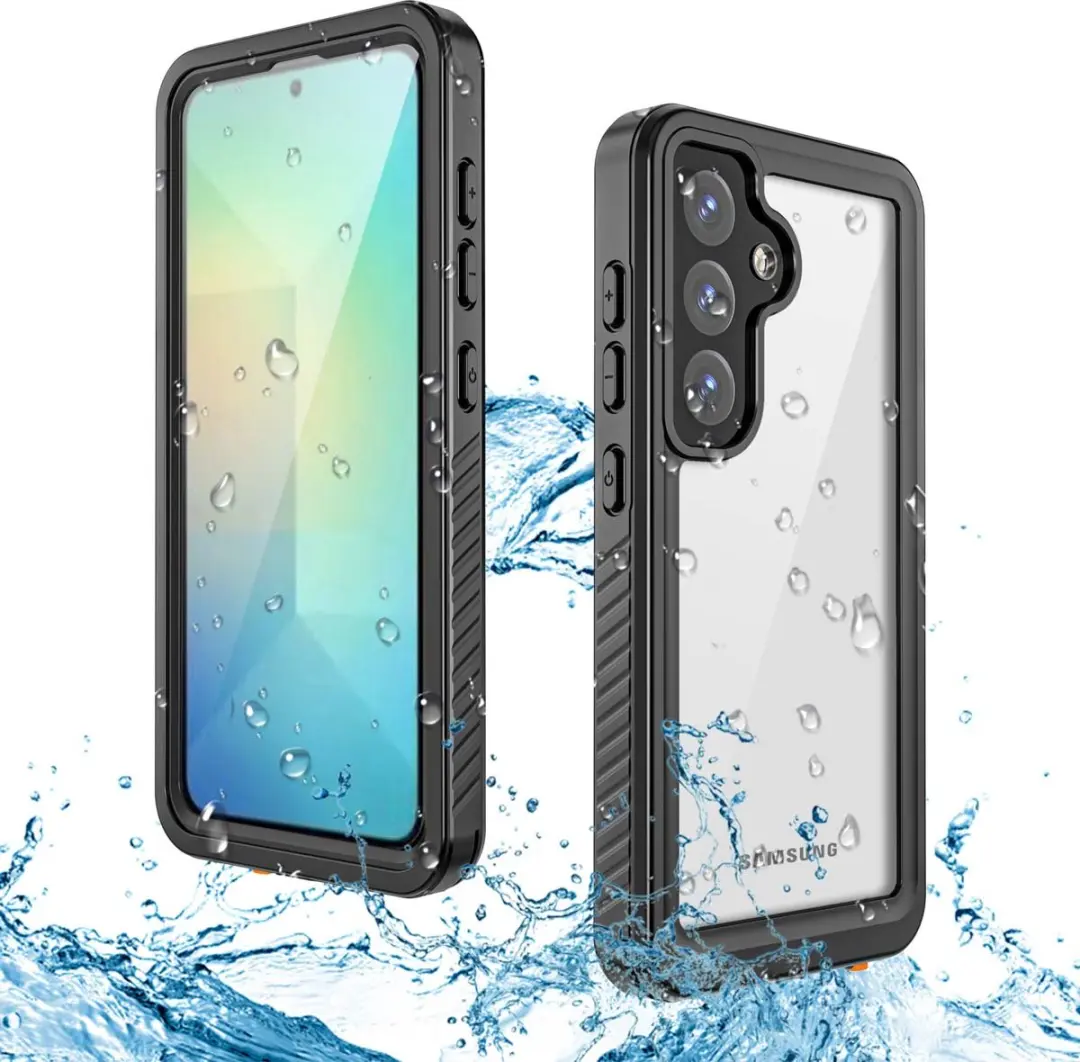 Redpepper Dot Plus SH00082072 Hoesje - Samsung Galaxy S25 - Waterproof - Zwart