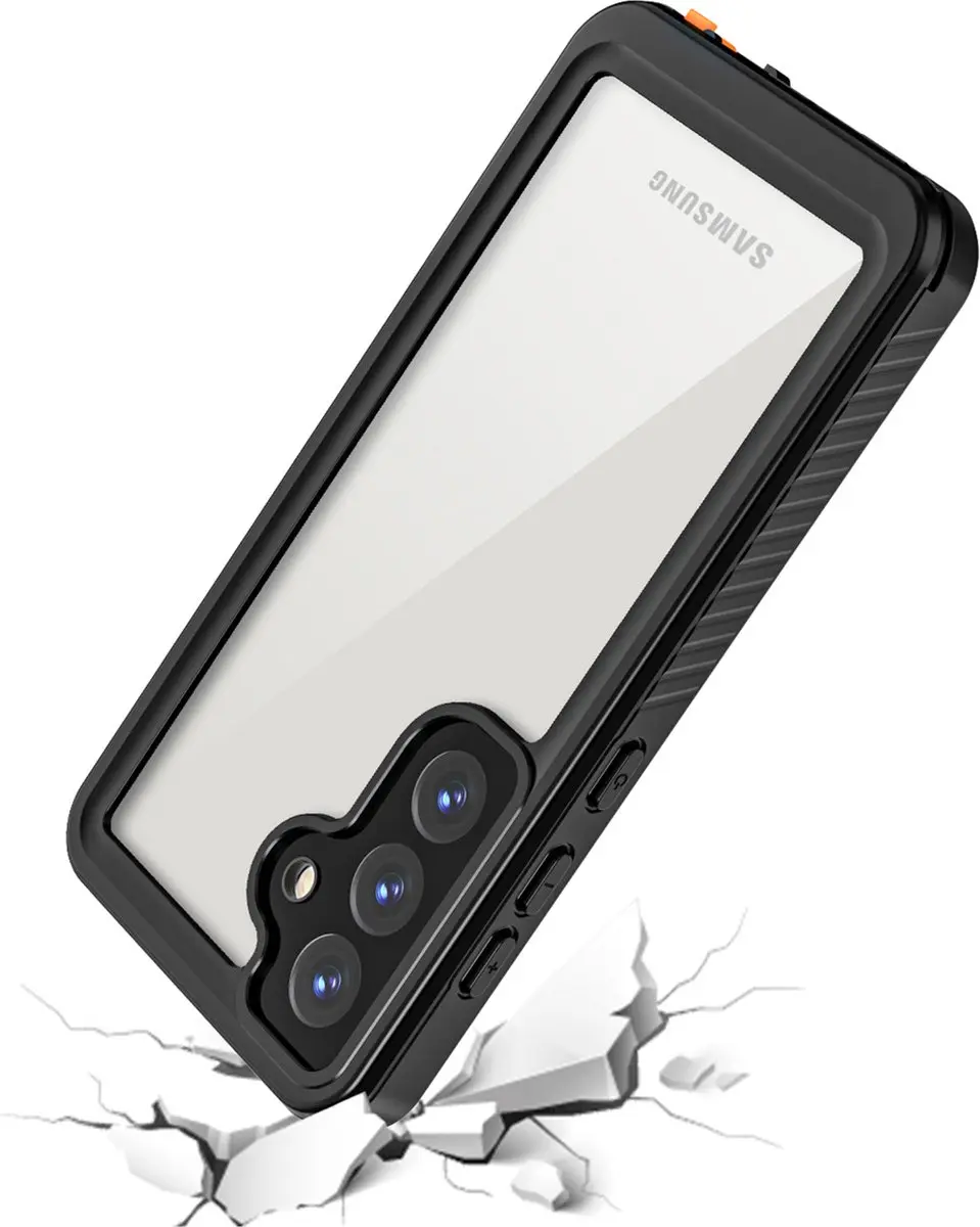 Redpepper Dot Plus SH00082072 Hoesje - Samsung Galaxy S25 - Waterproof - Zwart