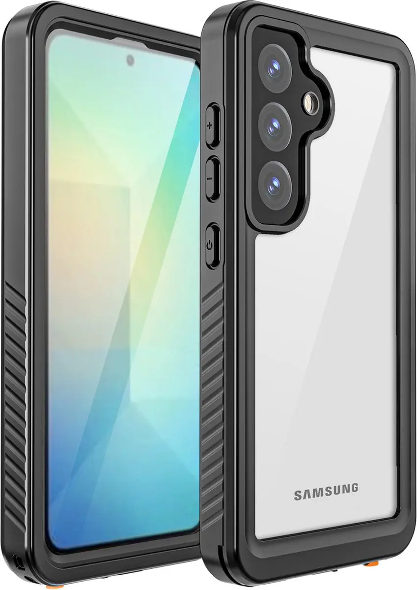 Redpepper Dot Plus SH00082072 Hoesje - Samsung Galaxy S25 - Waterproof - Zwart