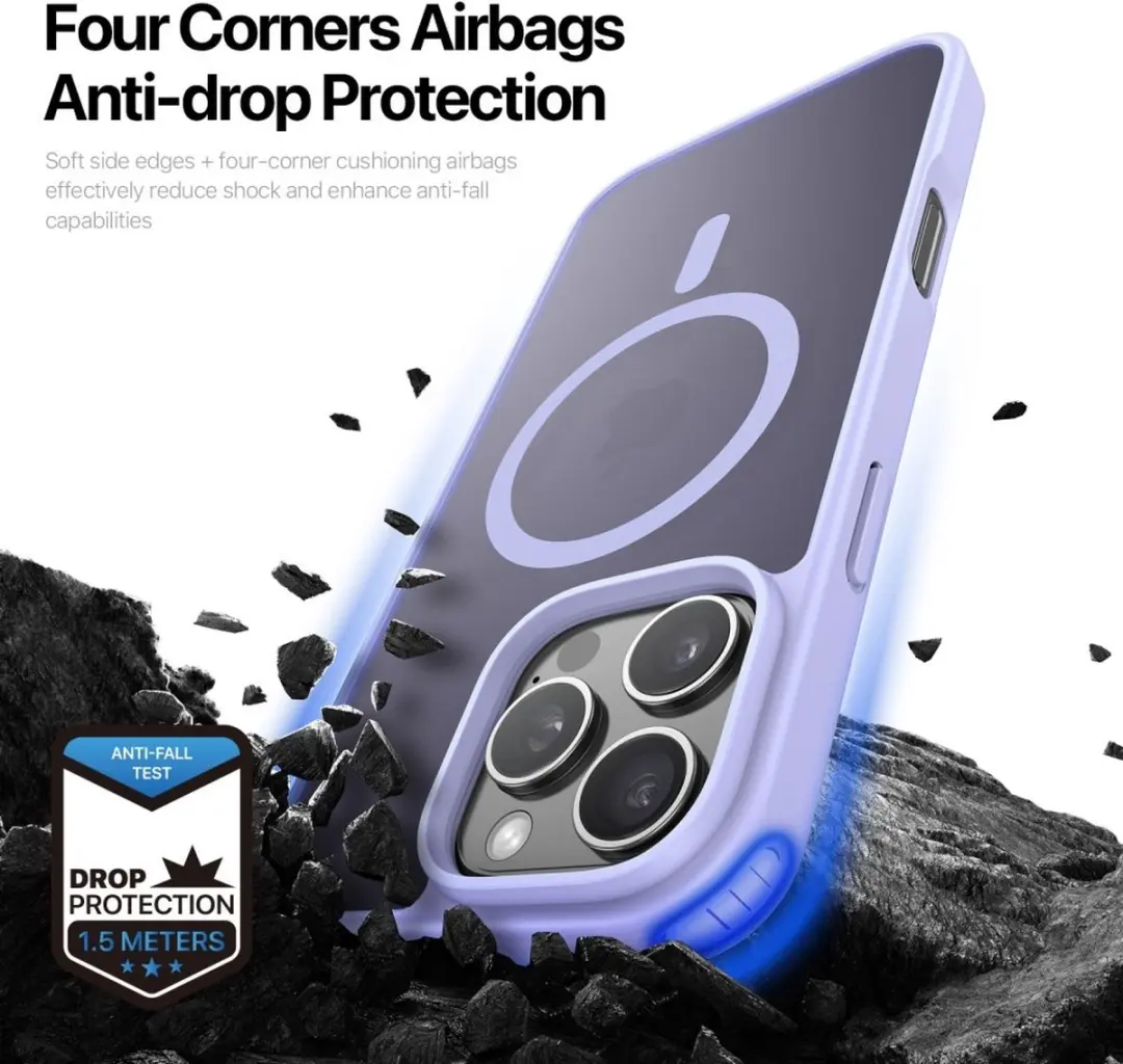 Dux Ducis Yind Serie Back Cover iPhone 16 Pro - Lichtpaars