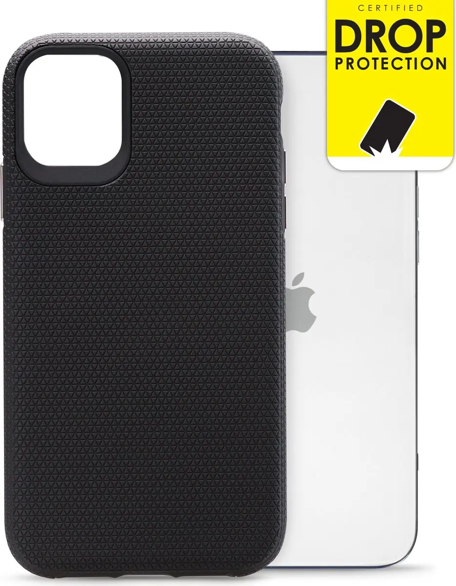 My Style iPhone 12 Pro Max Tough Back Case - Zwart