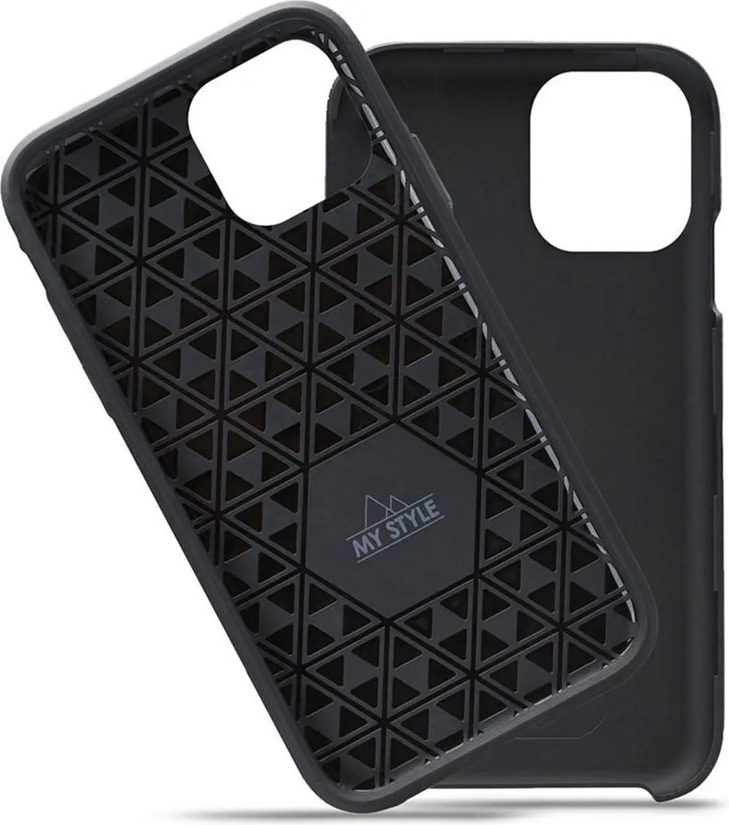 My Style iPhone 12 Pro Max Tough Back Case - Zwart - afbeelding 6 van 6