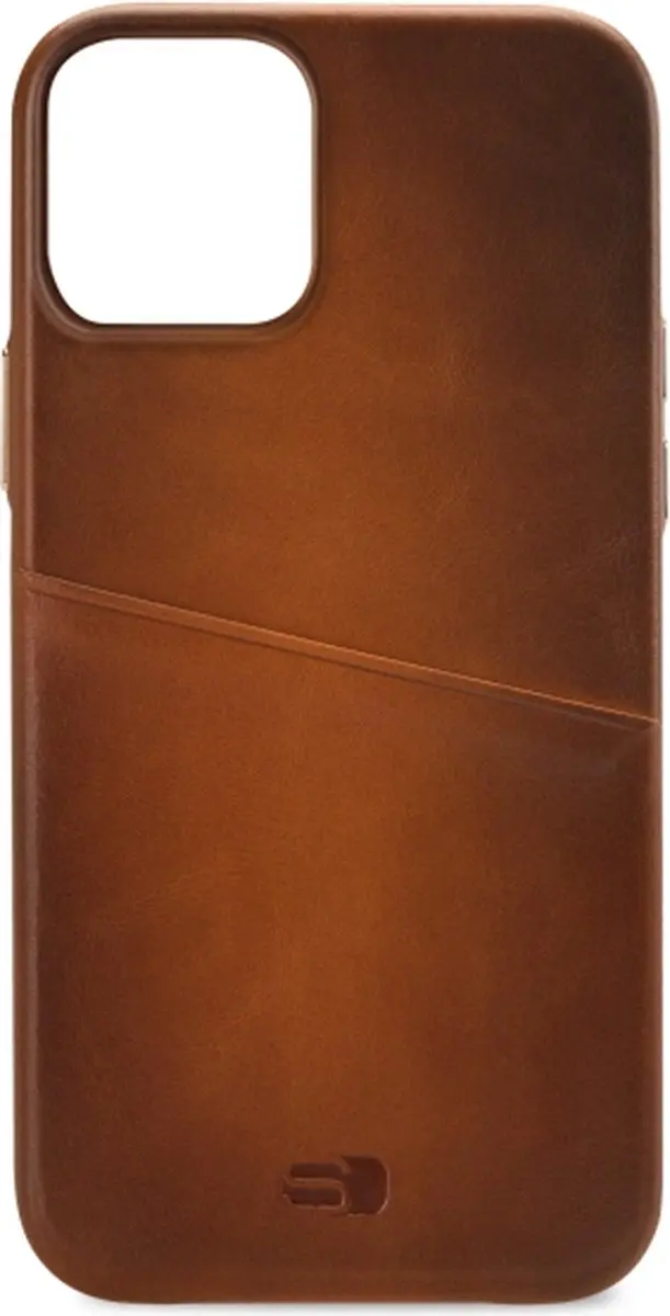 Senza iPhone 14 Pro Hoesje - Echt Leren - Bruin - mpn-8718256974076