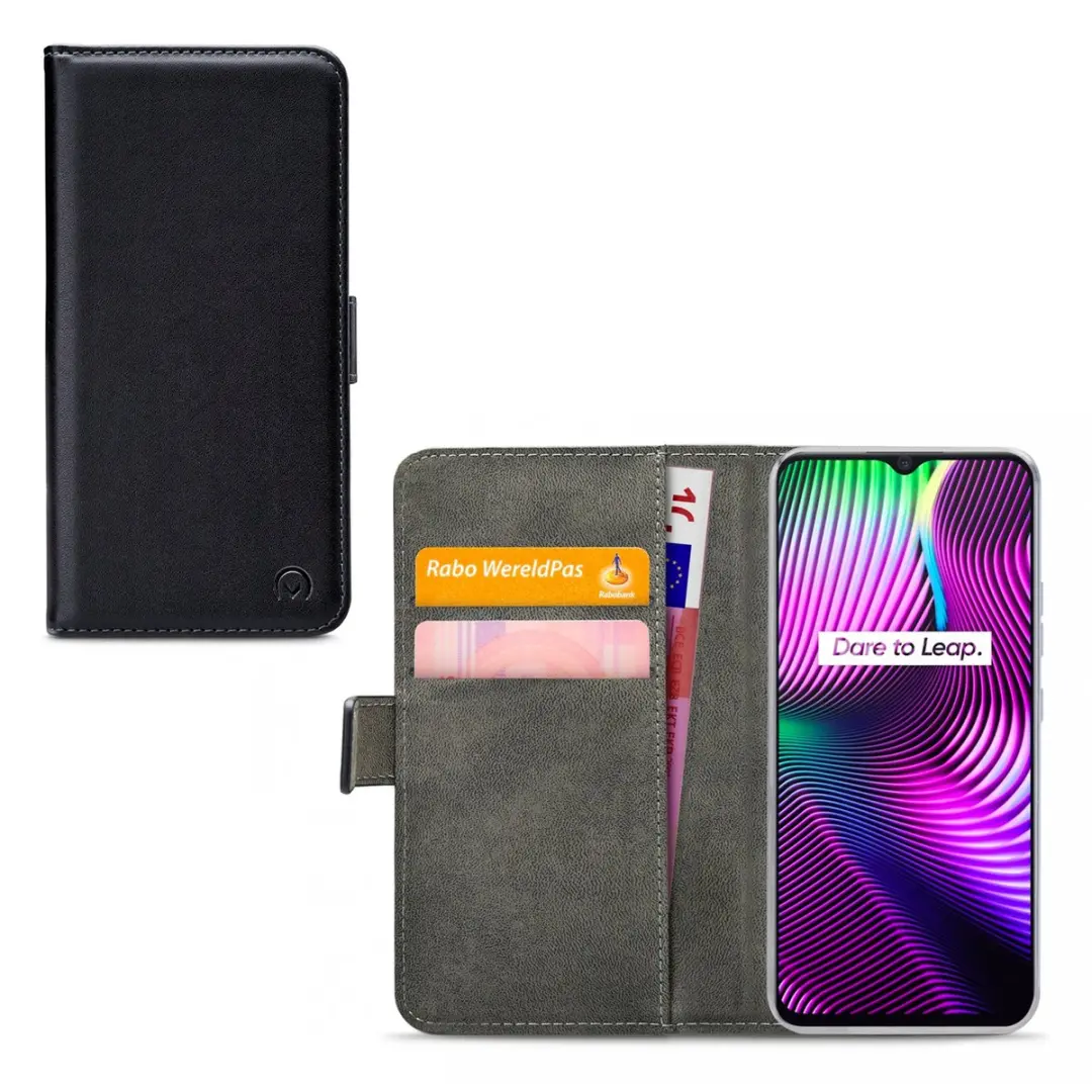 Mobilize Classic Gelly Wallet Bookcase Realme 7i - 2 Pasjes Zwart