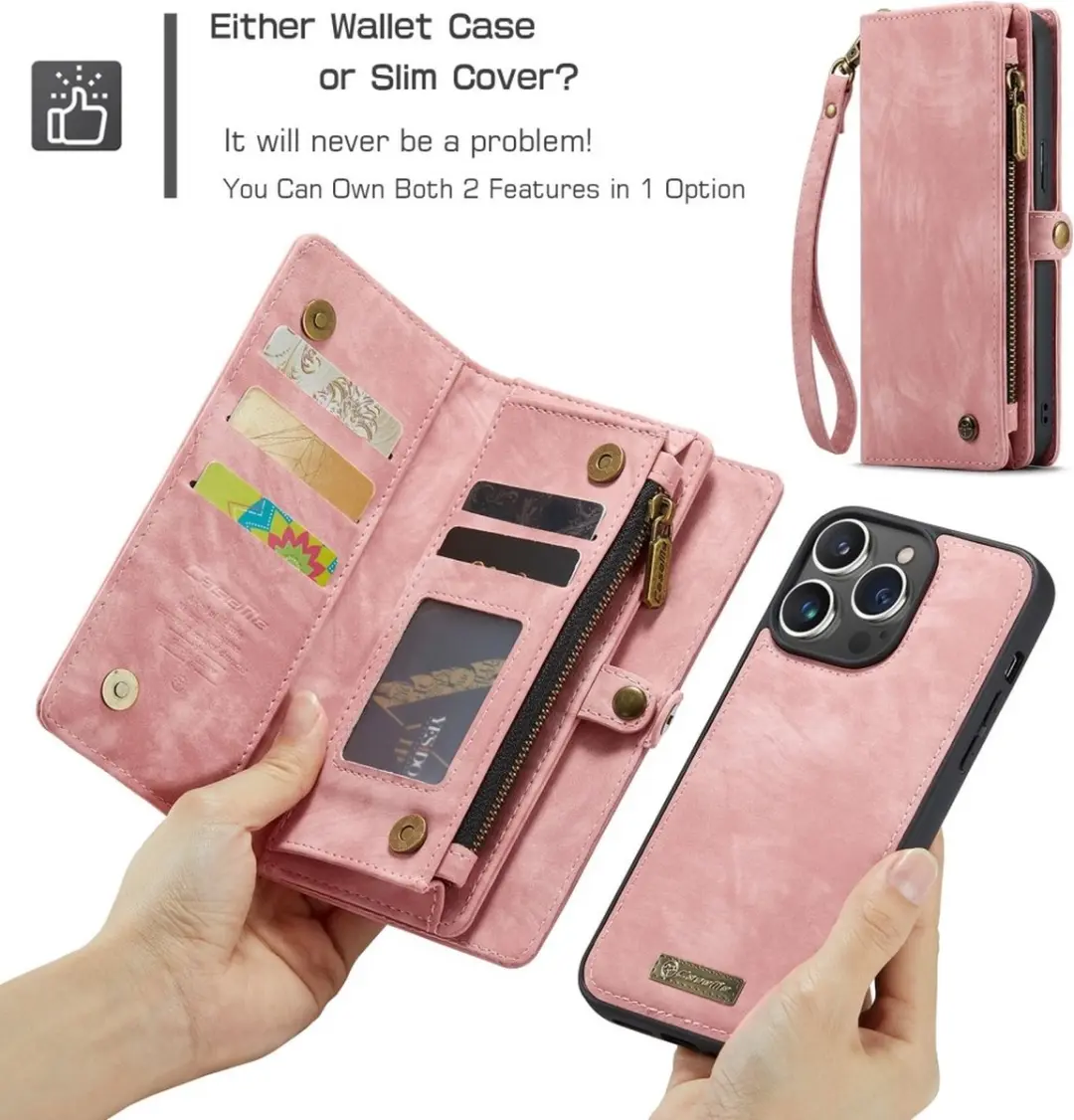 Caseme 008 Hoesje iPhone 16 Pro Max - Roze