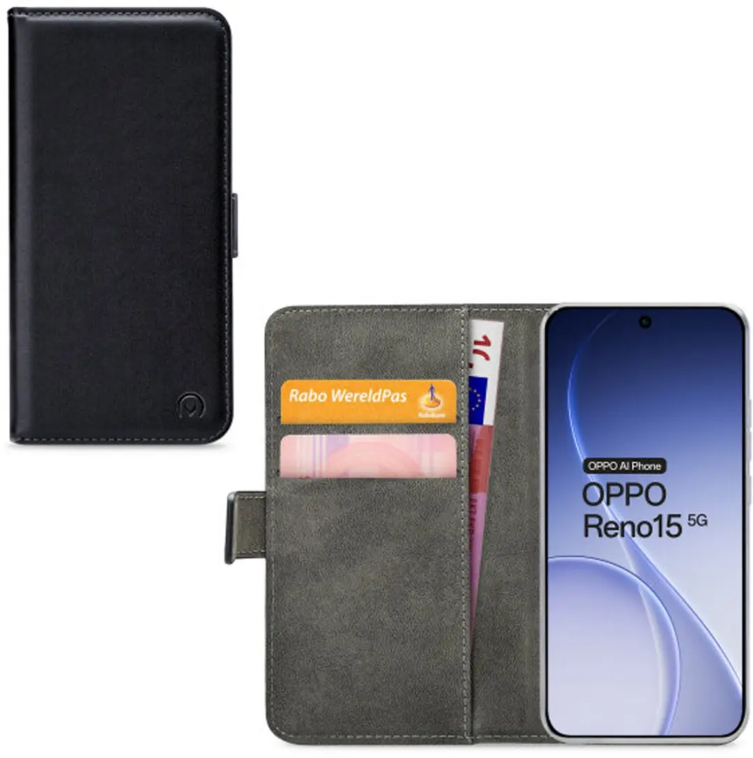 Mobilize Classic Gelly Wallet Bookcase OPPO Reno 15 - Zwart
