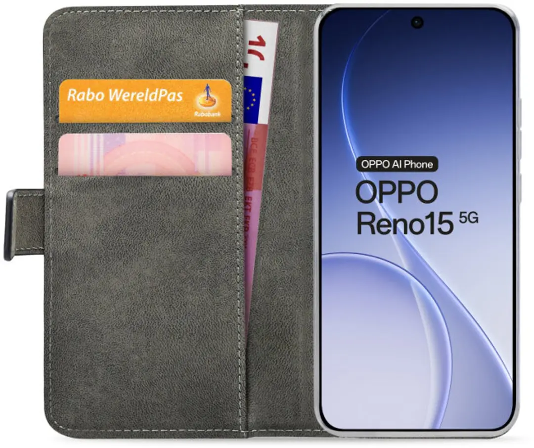 Mobilize Classic Gelly Wallet Bookcase OPPO Reno 15 - Zwart