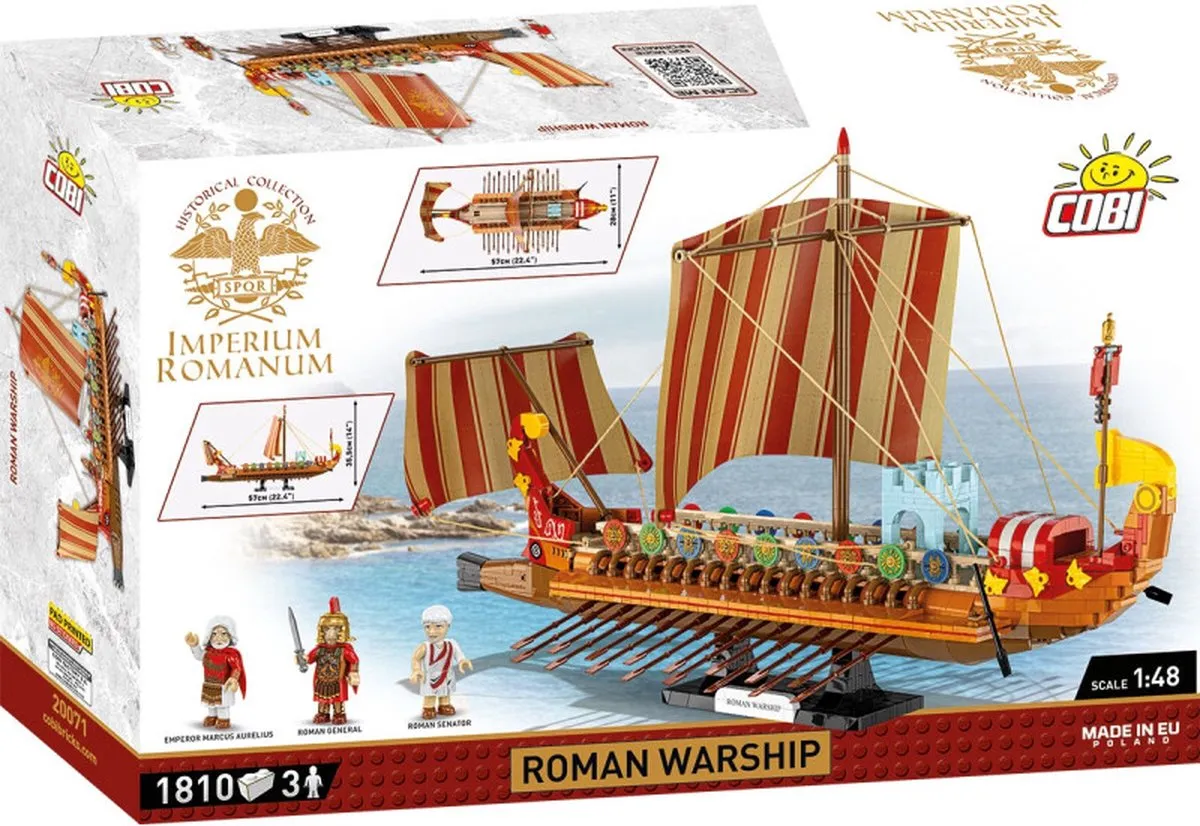 Cobi Romeins Oorlogsschip COBI-20071 - 1810 Stukken