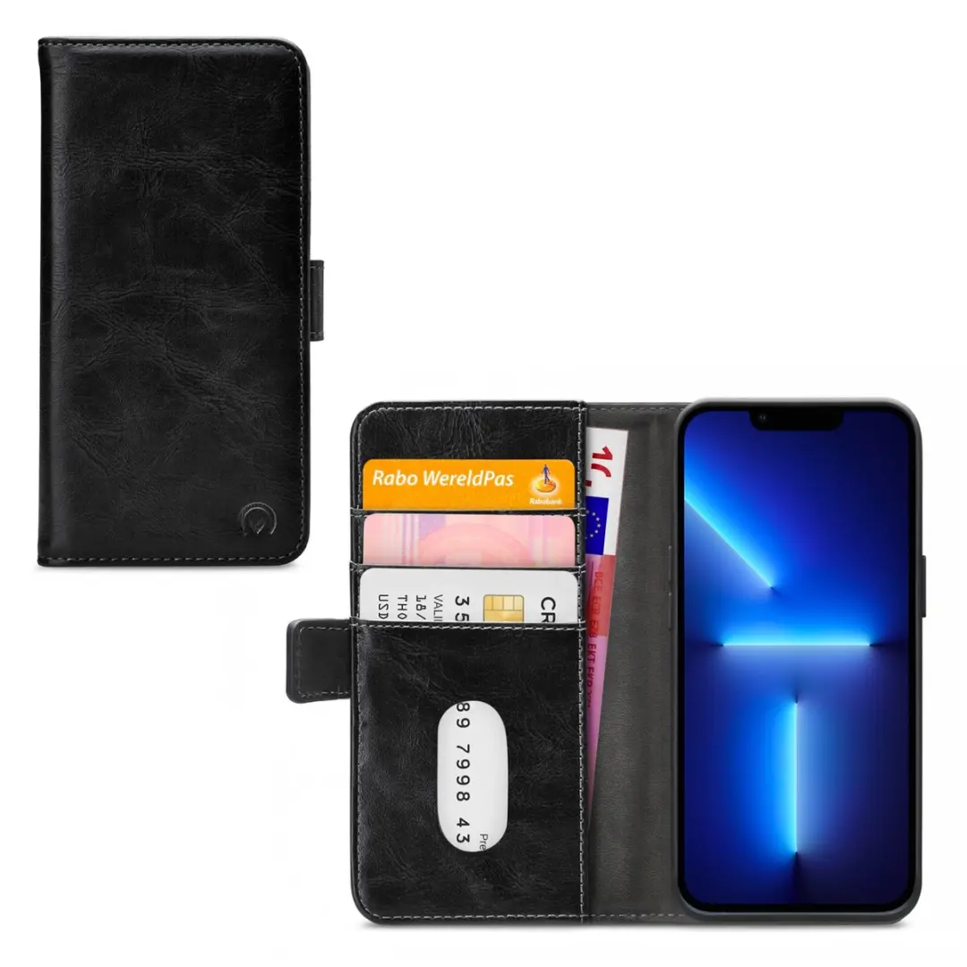 Mobilize iPhone 13 Pro Elite Gelly Wallet Book Case mpn-8718256954719 - Zwart