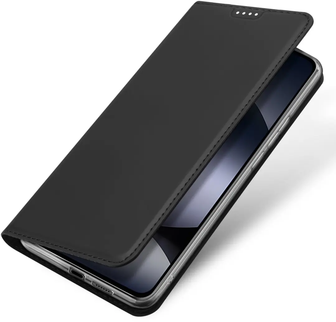 Dux Ducis Slim Softcase Bookcase Xiaomi Redmi Note 14 4G - Zwart - afbeelding 6 van 6