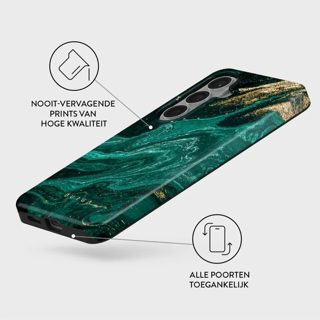 Burga Tough MagSafe Hoesje - Samsung Galaxy S26 - Groen