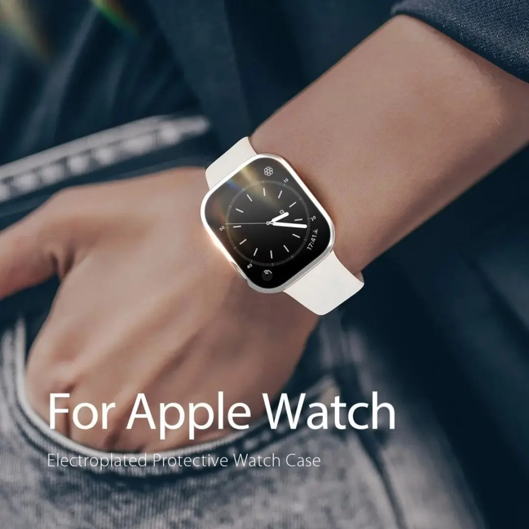 Dux Ducis Hamo Hoesje Apple Watch 11/10 46mm - Full Protect - Zilver