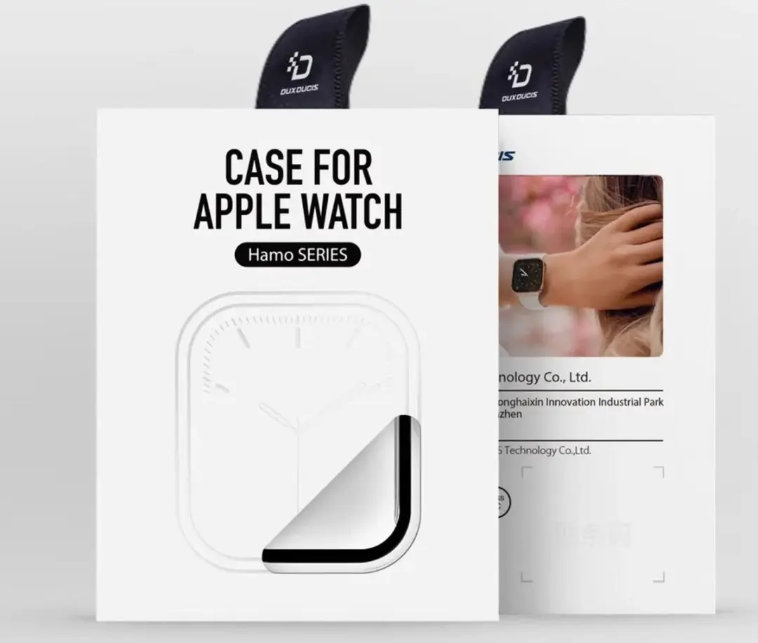 Dux Ducis Hamo Hoesje Apple Watch 11/10 46mm - Full Protect - Zilver