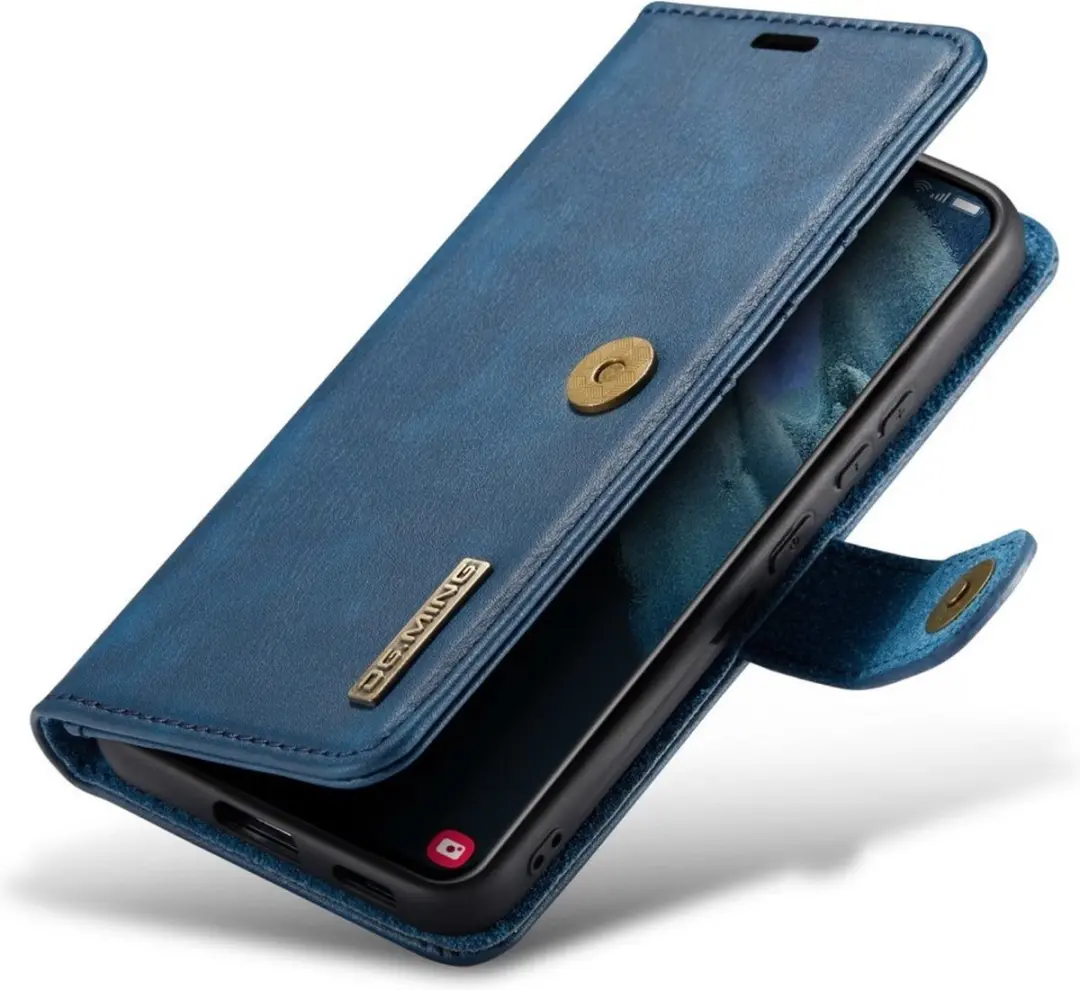 DG.MING Hoesje Samsung Galaxy S23 - Blauw - 3 Pasjes