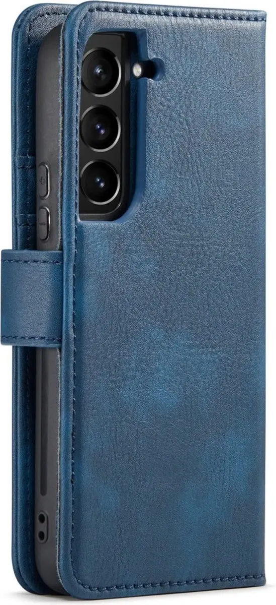DG.MING Hoesje Samsung Galaxy S23 - Blauw - 3 Pasjes