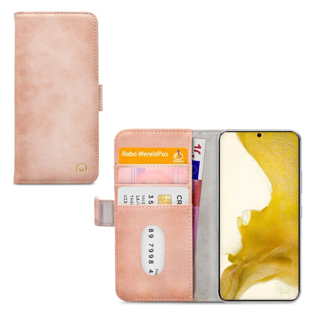 Mobilize Samsung Galaxy S22 Elite Gelly Wallet Book Case mpn-8718256961922 - Licht Roze