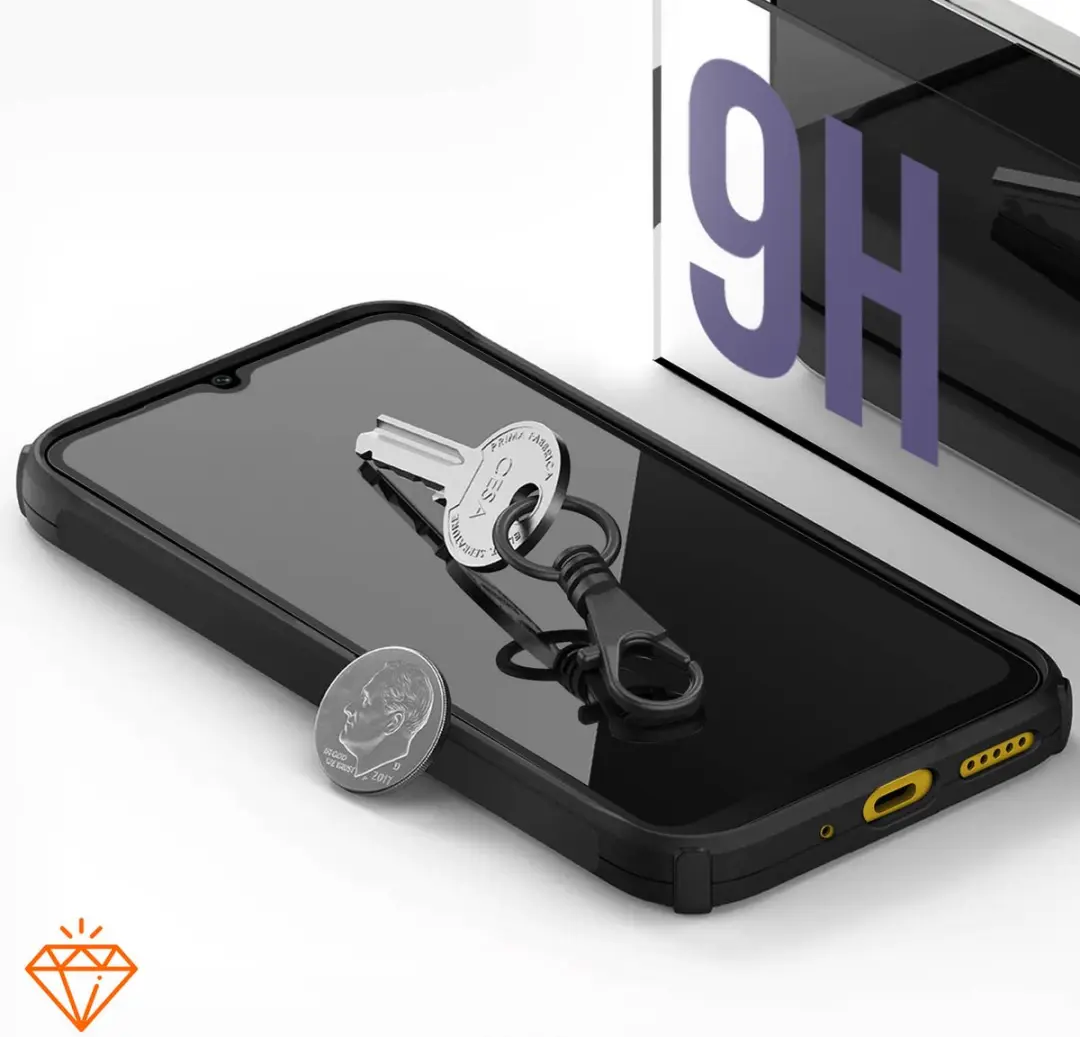 Imak Tempered Glass Screenprotector Xiaomi Poco C40 - Zwart