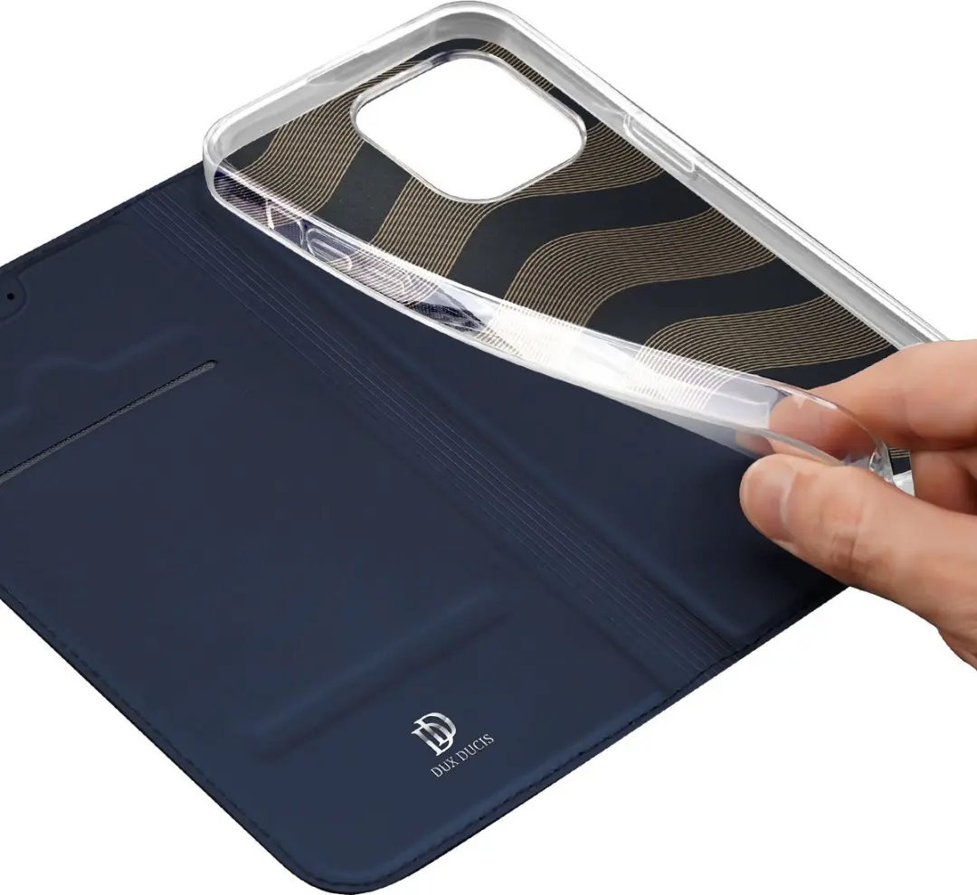 Dux Ducis iPhone 15 Pro Max Hoesje - Donkerblauw