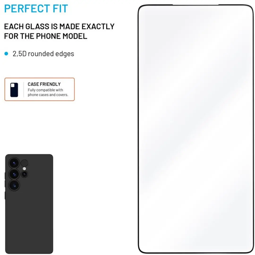 Fixed Samsung Galaxy S25 Ultra Schermbeschermer - Transparant