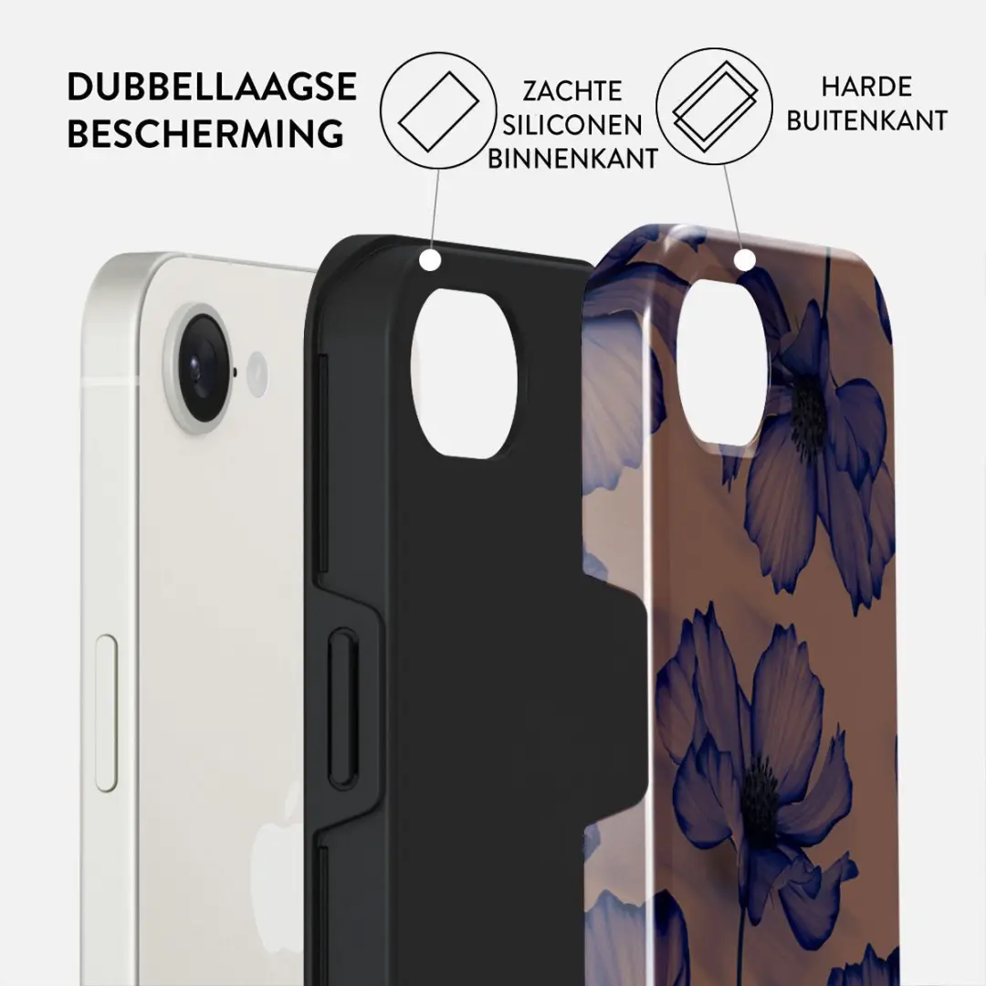 Burga Tough Backcover iPhone 16e Velvet Night - 4772241035856