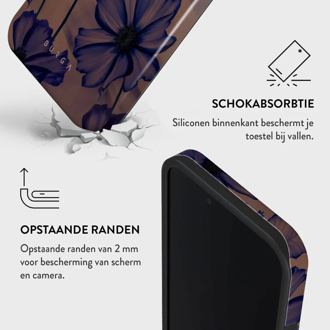 Burga Tough Backcover iPhone 16e Velvet Night - 4772241035856