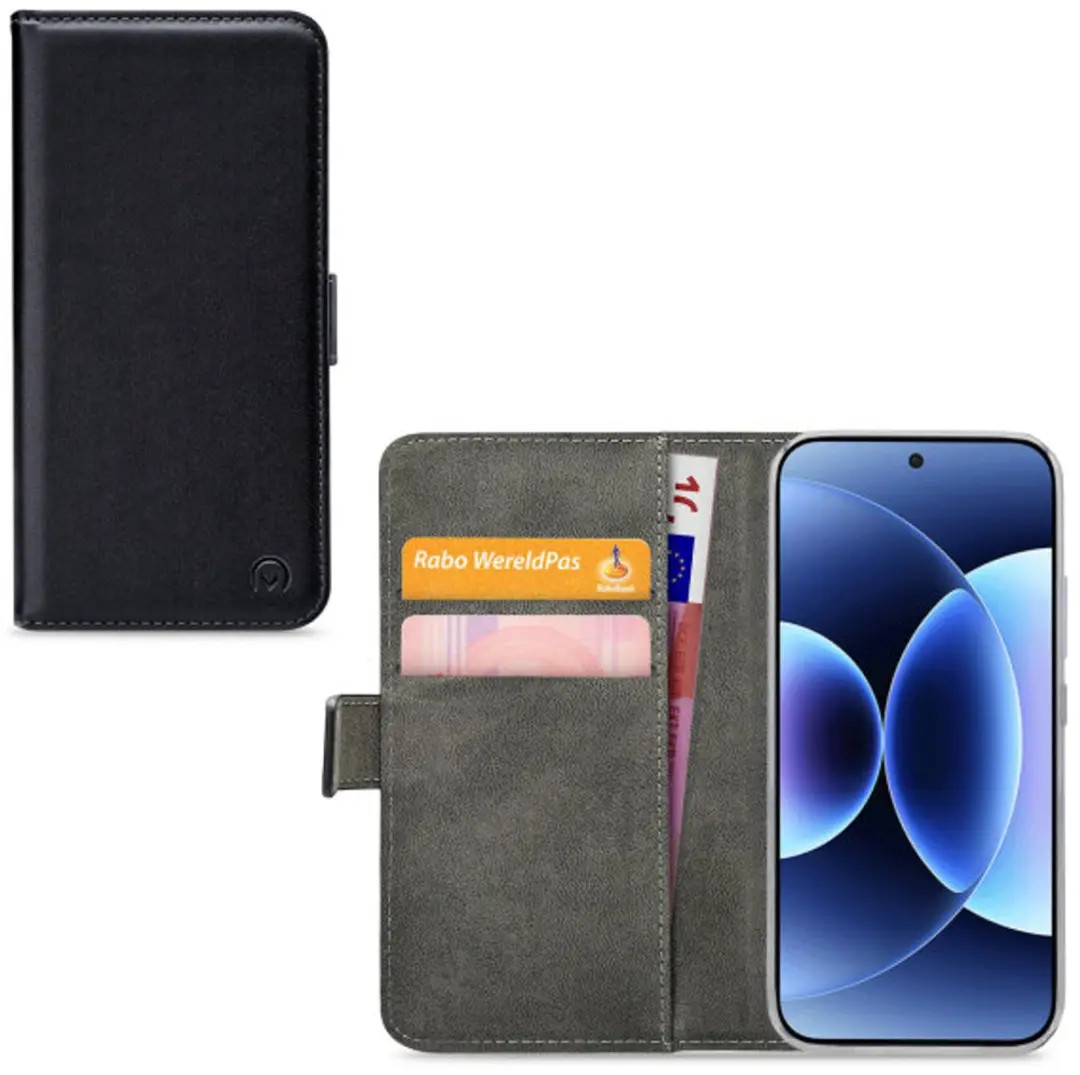 Mobilize Classic Gelly Bookcase Xiaomi 17 Pro Max - Pasjeshouder Zwart - afbeelding 6 van 6