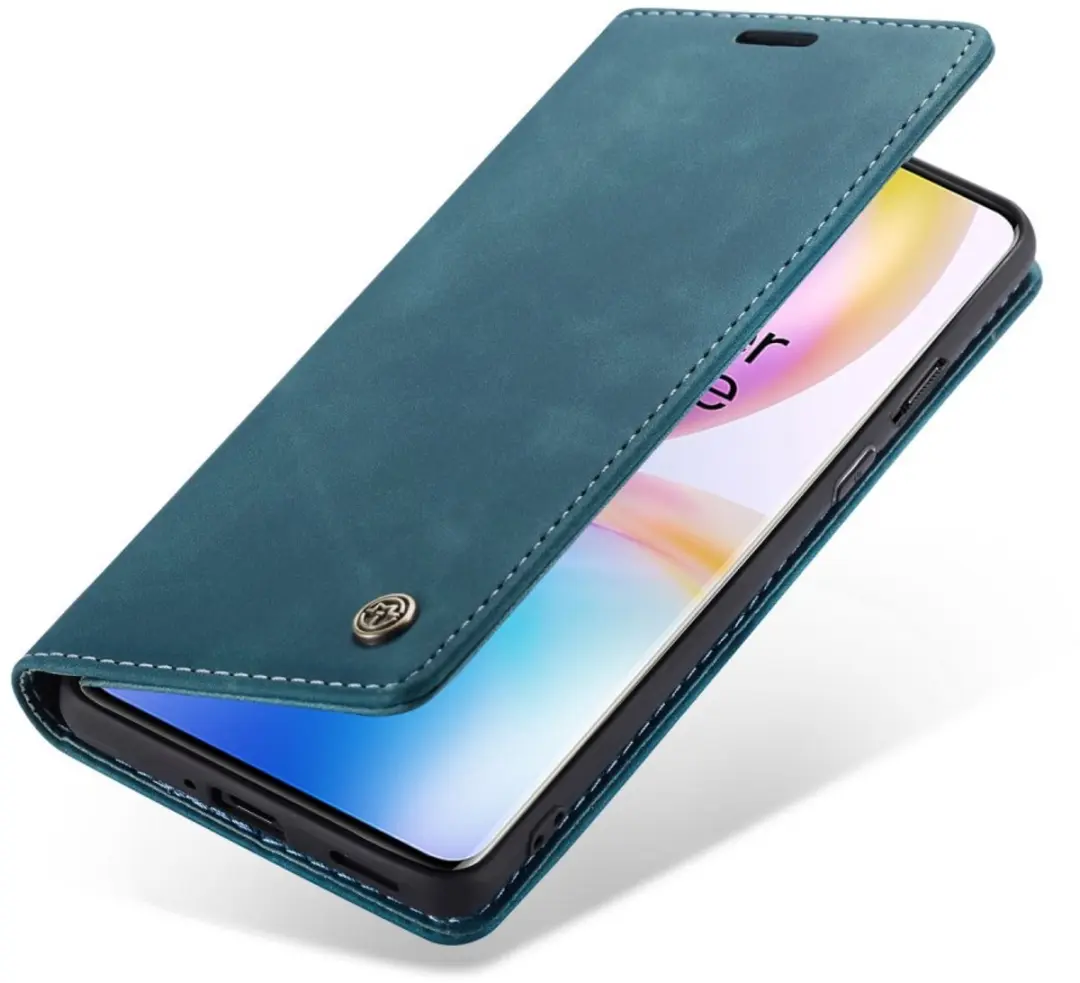 Caseme Book Case Groen - OnePlus 8 Pro Hoesje - 2 Pasjes