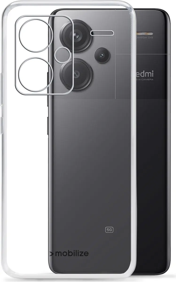Mobilize MOB-GCC-REDMINOTE13PROP5G Hoesje - Xiaomi Redmi Note 13 Pro+ - Transparant