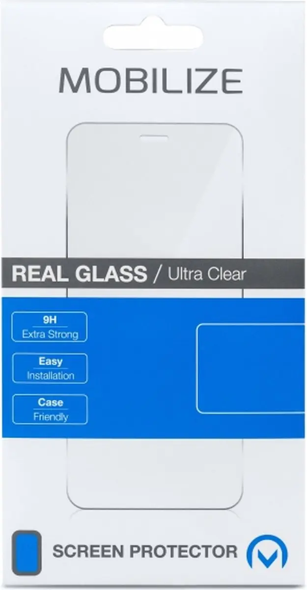 Mobilize Gehard Glas Screenprotector Xiaomi Redmi 9T - Zwart - afbeelding 2 van 3