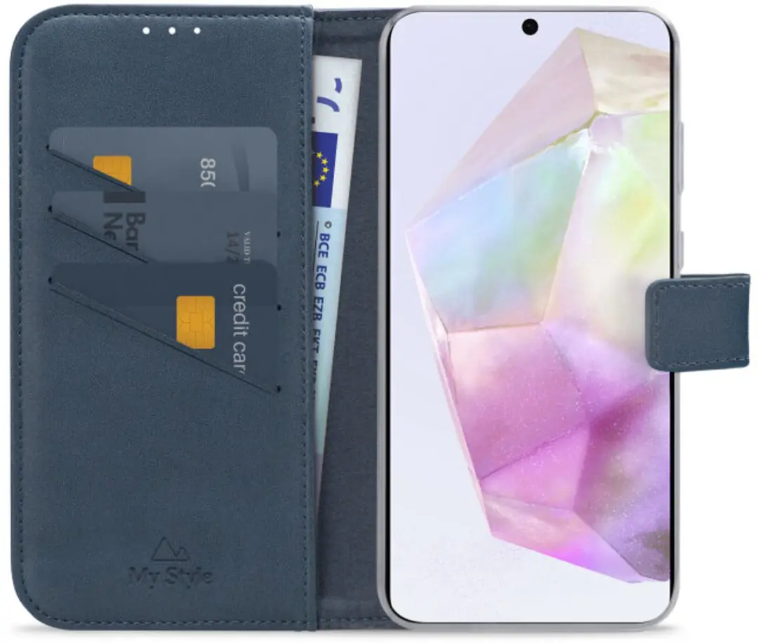My Style MSFWLT1594 Telefoonhoesje Samsung Galaxy A35 - Blauw